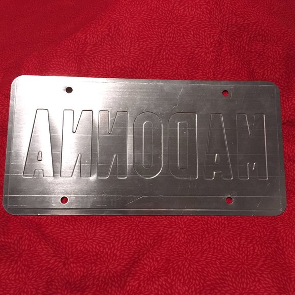 Madonna License Plate Pennsylvania 👀👈🥰 - Picture 5 of 8